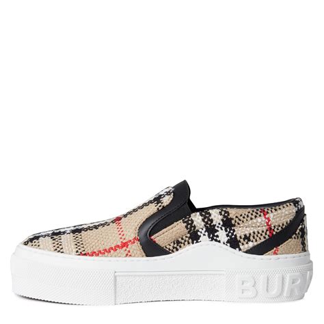 burberry check slip on trainers|Women’s Designer Sneakers .